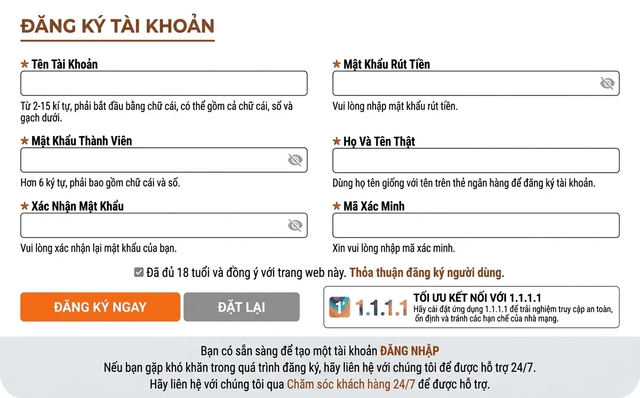 Trang chủ 47 Đăng ký tài khoản 999BET và tham gia cá cược